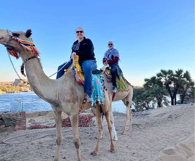 Camel Ride By The Nile, Aswan