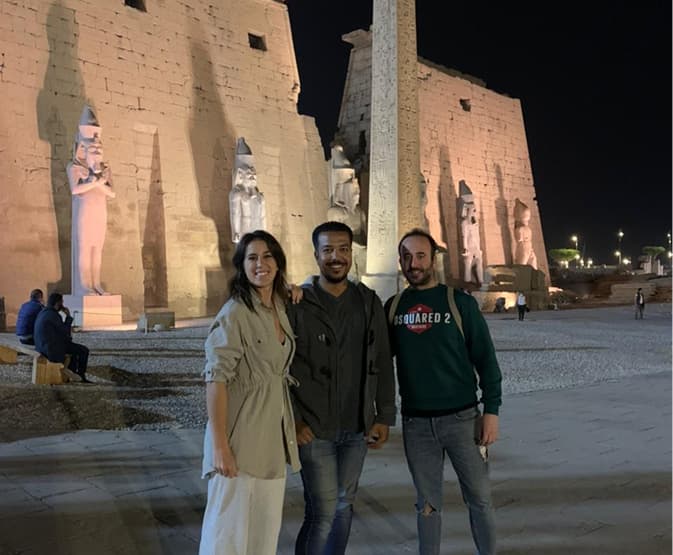 Luxor Temple By Night